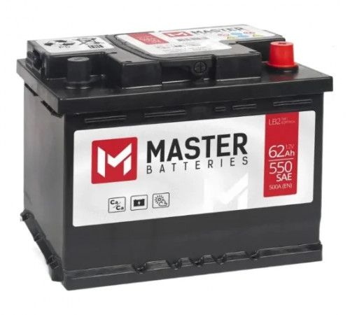 Master Standard MB620 Аккумулятор 6СТ-62 500EN 550SAE обр полярн 242*175*175мм